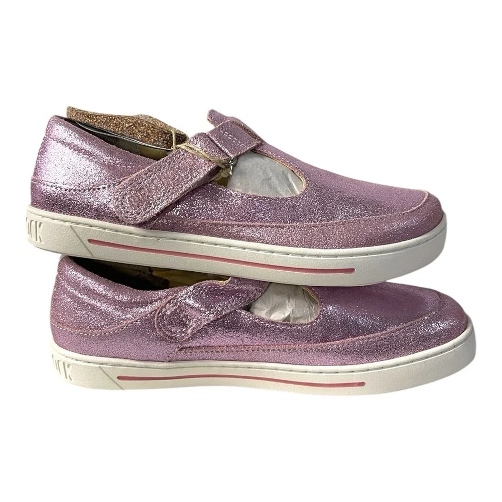 Birkenstock Kids Metallic Rose Mary Jane Shoes – Size 35